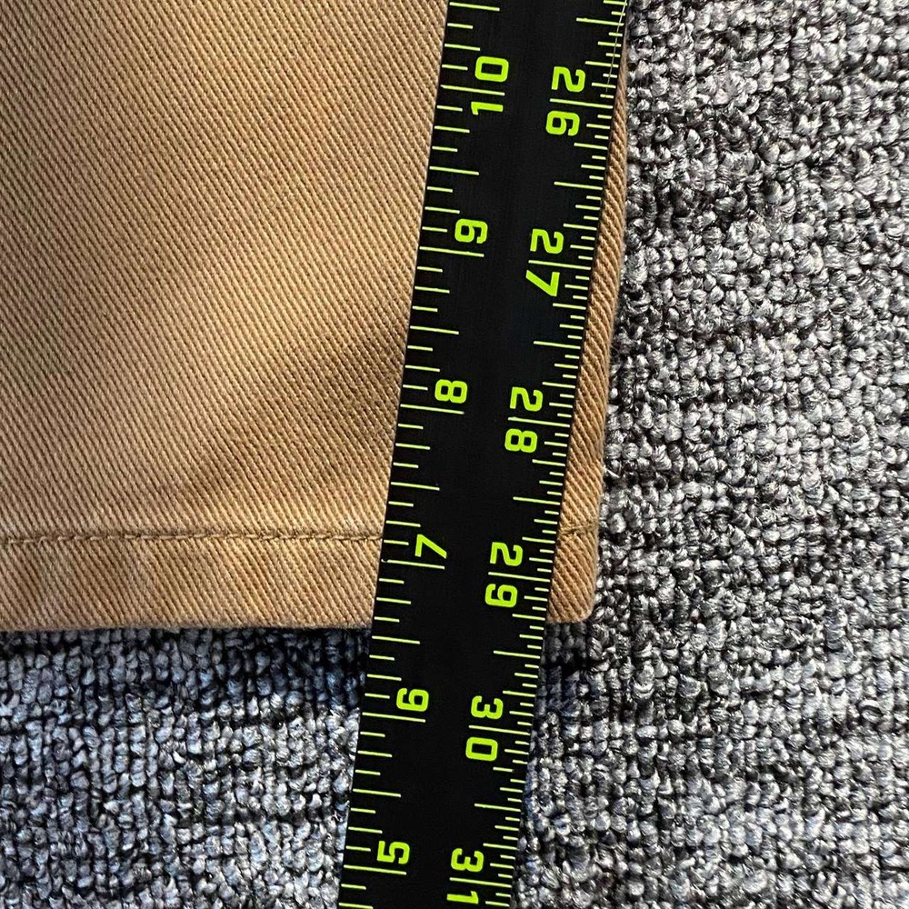 Lands End Fit 3 Canvas Pants Womens 18 Chino Straight Camel Tan Cotton Utility - Picture 7 of 11